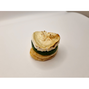 Amuse Vegetarisch: Courgette taartje